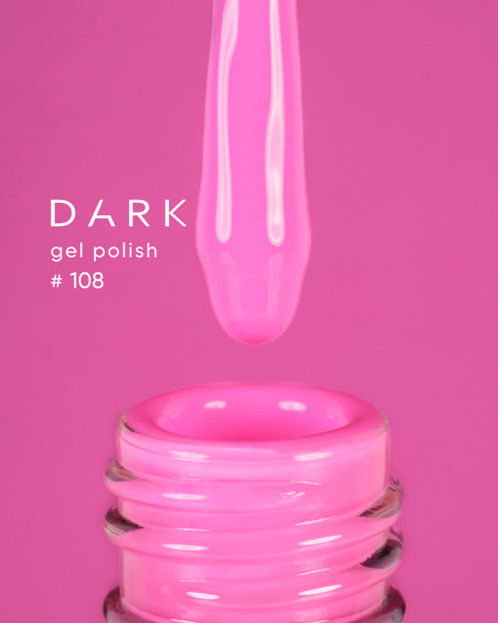 Dark 108 Gel polish (new collection), 10 ml