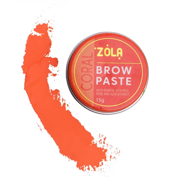 Contour eyebrow paste ZOLA / Brow Paste / Coral, 15 g