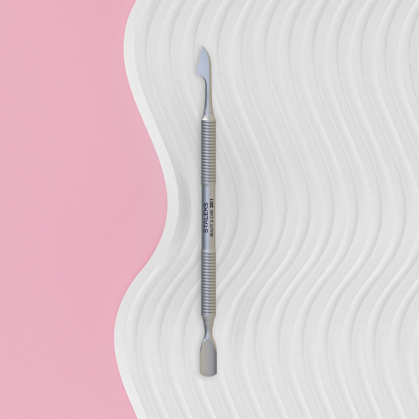 STALEKS Manicure pusher BEAUTY & CARE 30 TYPE 1 (rounded narrow pusher and cleaner) (PBC-30/1)