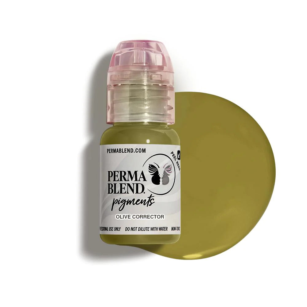 OLIVE CORRECTOR - Perma Blend Pigment - 1/2oz Bottle