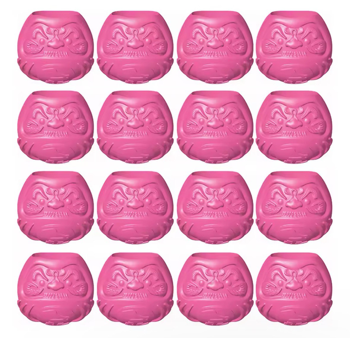 Daruma tattoo ink cups plastic and permanent makeup for eyebrow, eyeliner, and lips