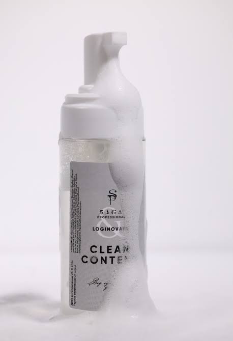 SAGA Professional Nail Cleanser Foam Clean Content, 150 ml