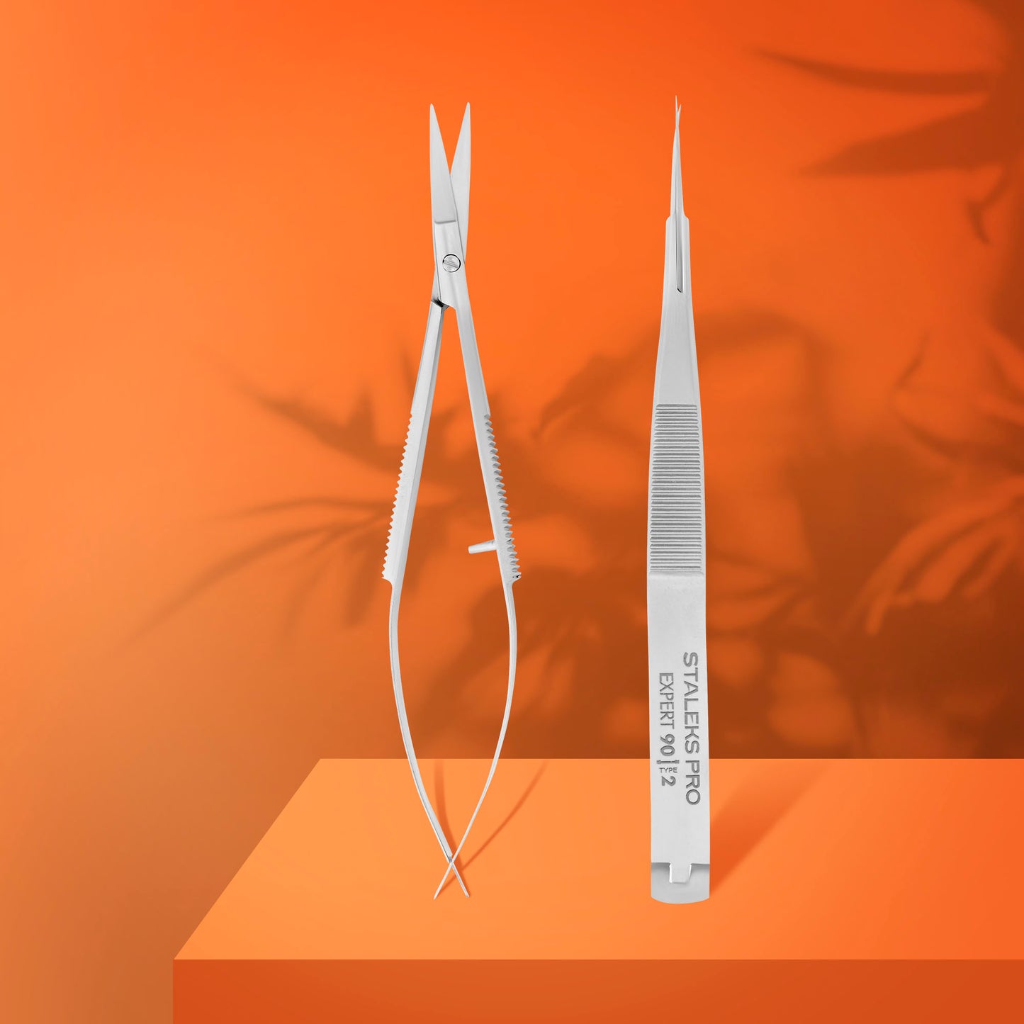 STALEKS Professional micro scissors for eyebrows modeling EXPERT 90 TYPE 2 SE-90/2