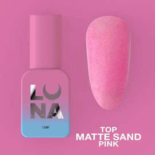 LUNAmoon Top Matte Sand Pink, 13ml