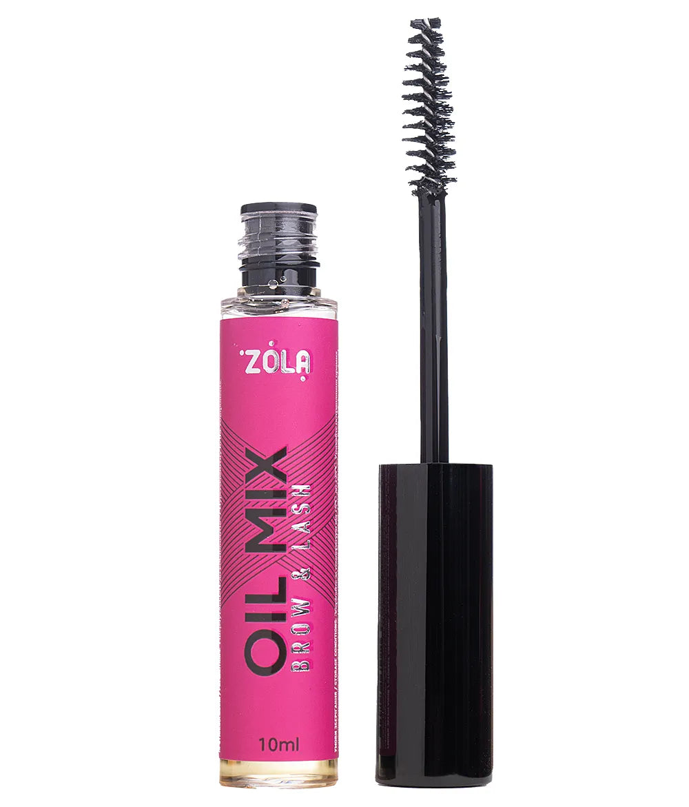 Nourishing oil for eyebrows and eyelashes with brush Zola / Oil Mix, 10 ml