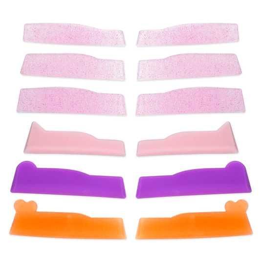 ZOLA Lamination eyelash rollers Shiny & Candy Lami Pads, 6 pairs