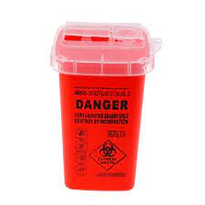 Container for biohazard soiled needles for Tattoo Red 💎NANO