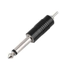 Pedal Tattoo - Power Switch Silver Button Black