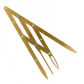 Ruler Gold Permanent Microblading Eyebrow Mapping