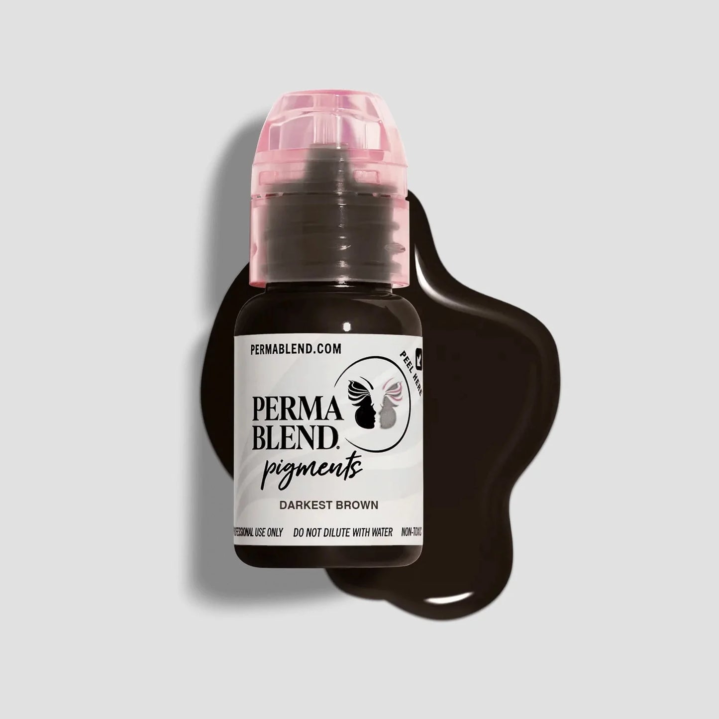 DARKEST BROWN - Perma Blend Pigment - 1/2oz Bottle