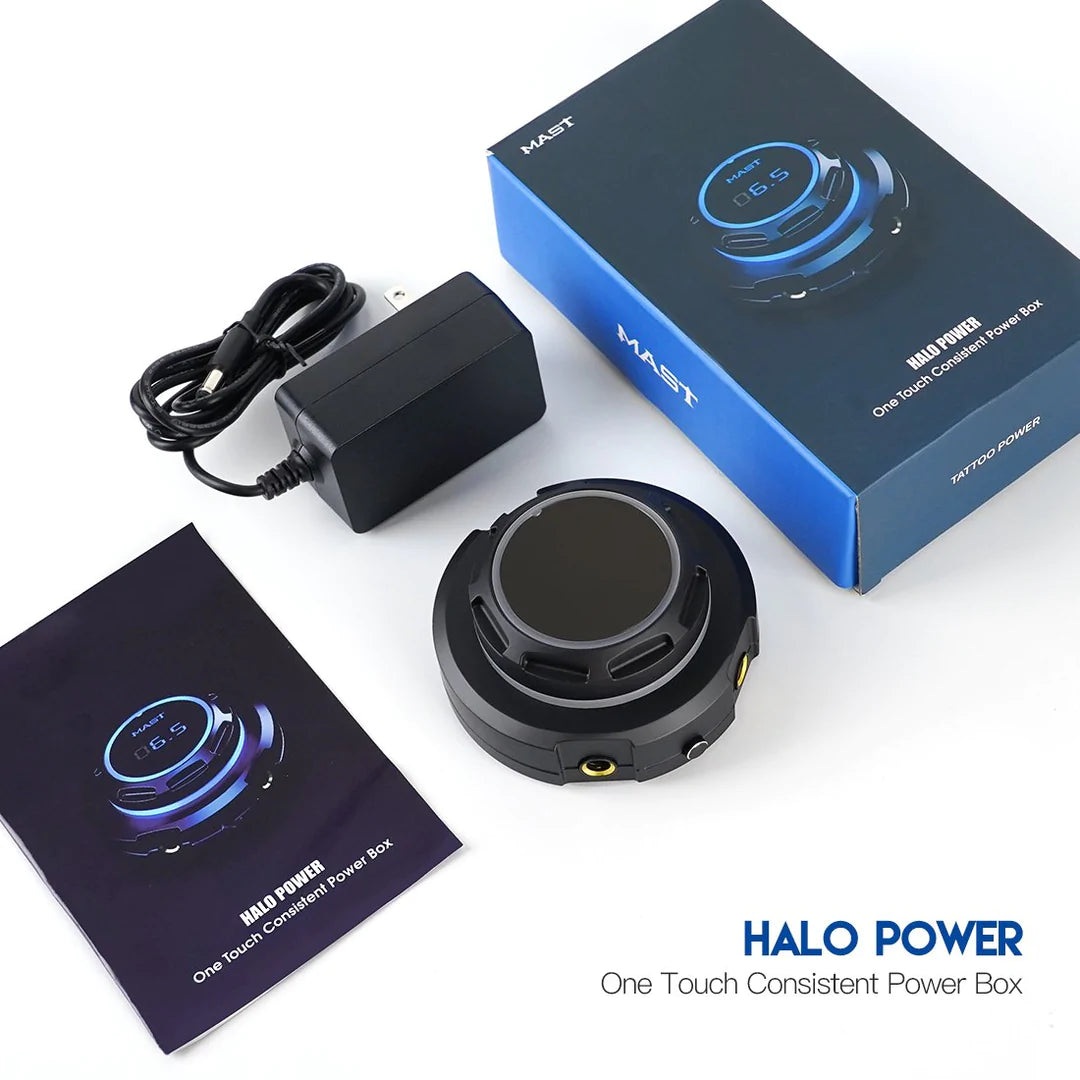 Mast Halo Tattoo Power Supply Dual Mode Start-Up for Tattoo Machines (P153-1)