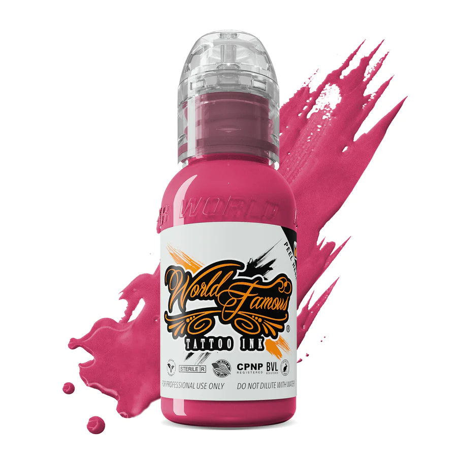 World Famous Paraguay Pink Tattoo Ink