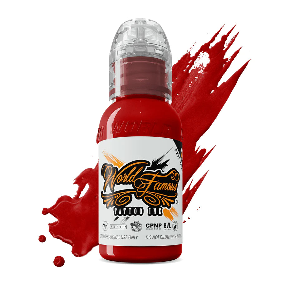 World Famous Red Hot Tattoo Ink