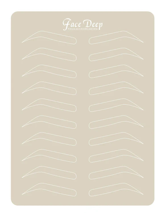 Practice Skin White Eyebrows FD PM/Tattoo