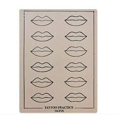 Practice Skin Lips Flat for PM/Tattoo 💎NANO