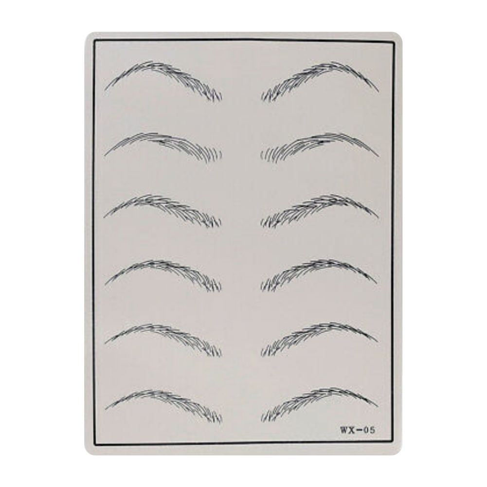 Practice Skin Brows Flat for PM/Tattoo White 💎NANO