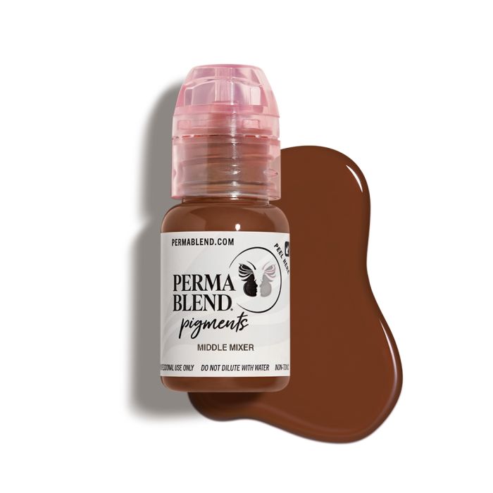 MIDDLE MIXER Perma Blend Pigment for Areola 1/2oz Bottle