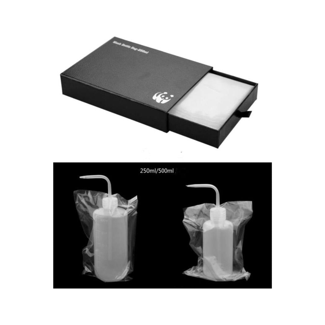 100pcs Wash Bottle Bags for Tattoo 20×15cm