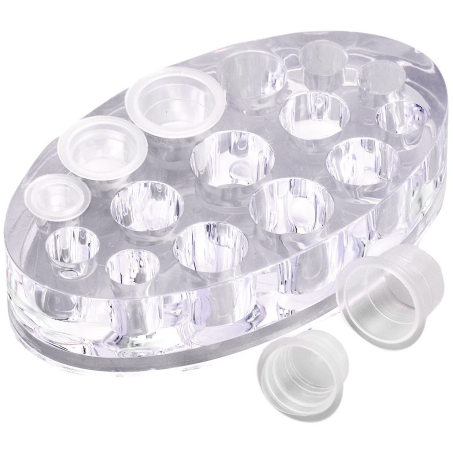 Tattoo Cup Stand Acrylic Stand Oval