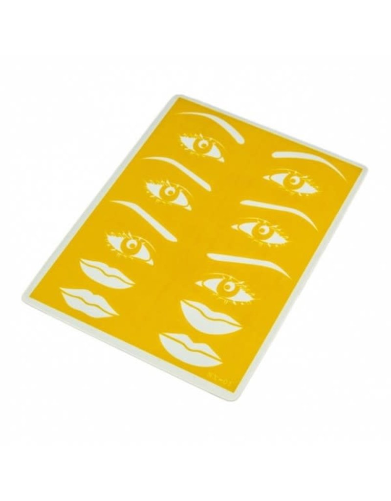 Practice Skin PMU Brows, Eyes & Lips - Yellow 💎NANO