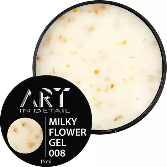 ART Builder Gel Milky Flower 08, 15 ml