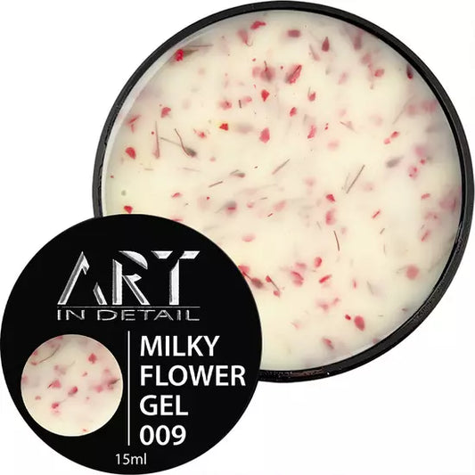ART Builder Gel Milky Flower 09, 15 ml