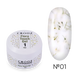 CROOZ extension gel with dried flowers Flora Touch Builder Gel 01, 15 ml