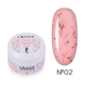 CROOZ extension gel with dried flowers Flora Touch Builder Gel 02, 15 ml