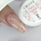 CROOZ extension gel with dried flowers Flora Touch Builder Gel 02, 15 ml