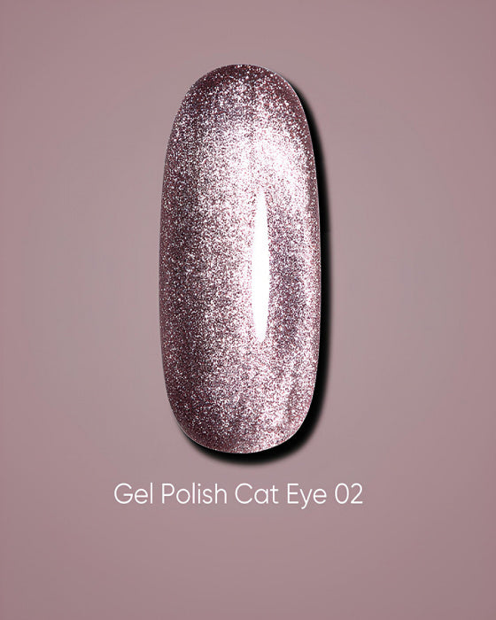 Dark 02 Gel polish Cat Eye TPO Free (new collection), 10 ml