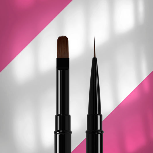 STALEKS Double-ended brush EXPERT liner 10 mm / for gel 11mm (NBE-03/06)