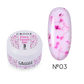 CROOZ extension gel with dried flowers Flora Touch Builder Gel 03, 15 ml