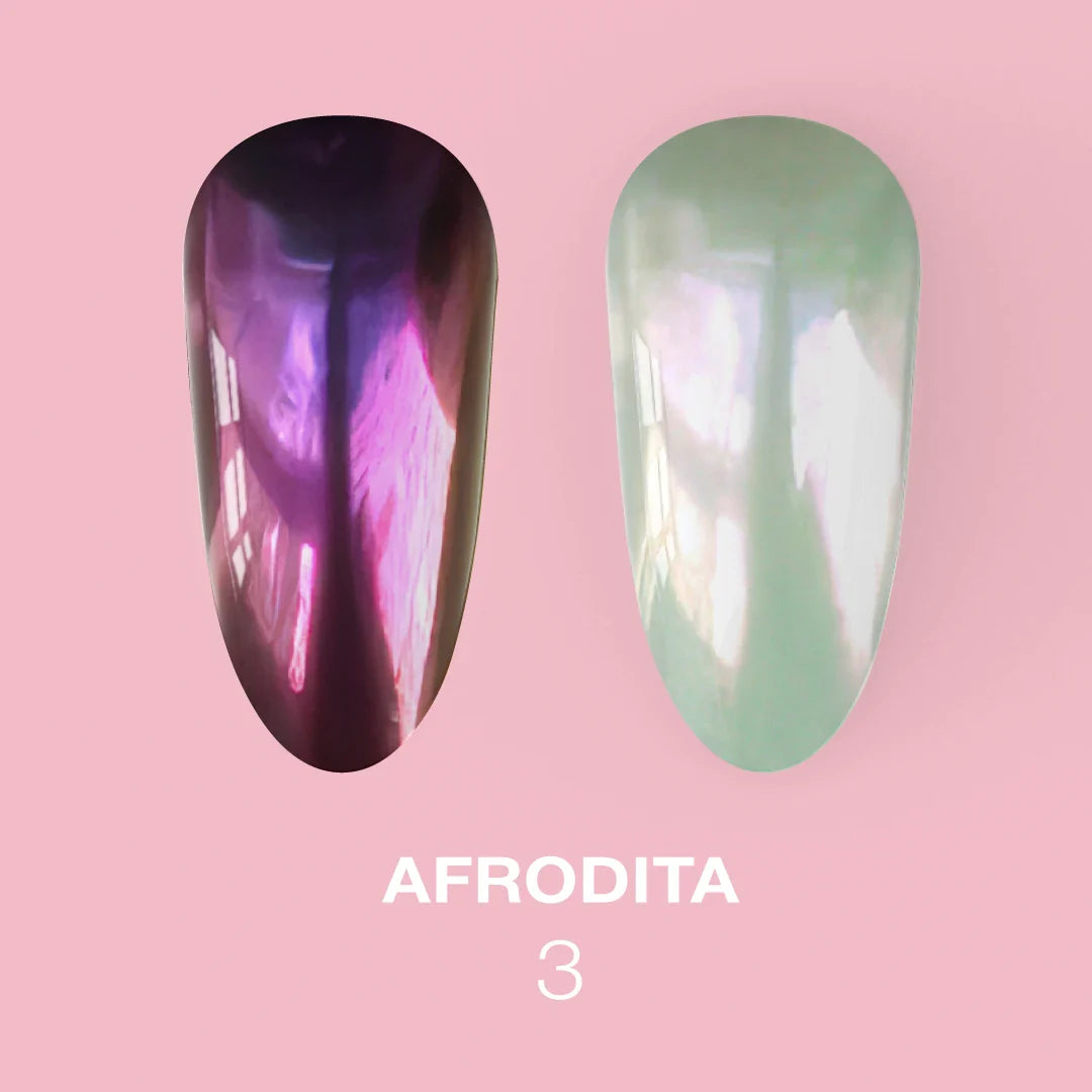 LUNAmoon Nail Chrome Powders Afrodita, 6 pcs