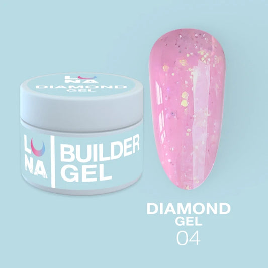 LUNAmoon Builder Gel Diamond 04, 15ml