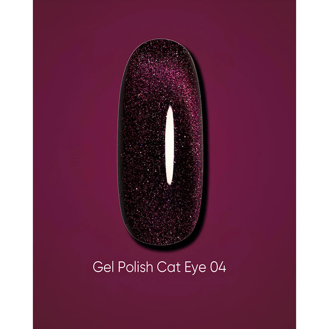 Dark 04 Gel polish Cat Eye TPO Free (new collection), 10 ml