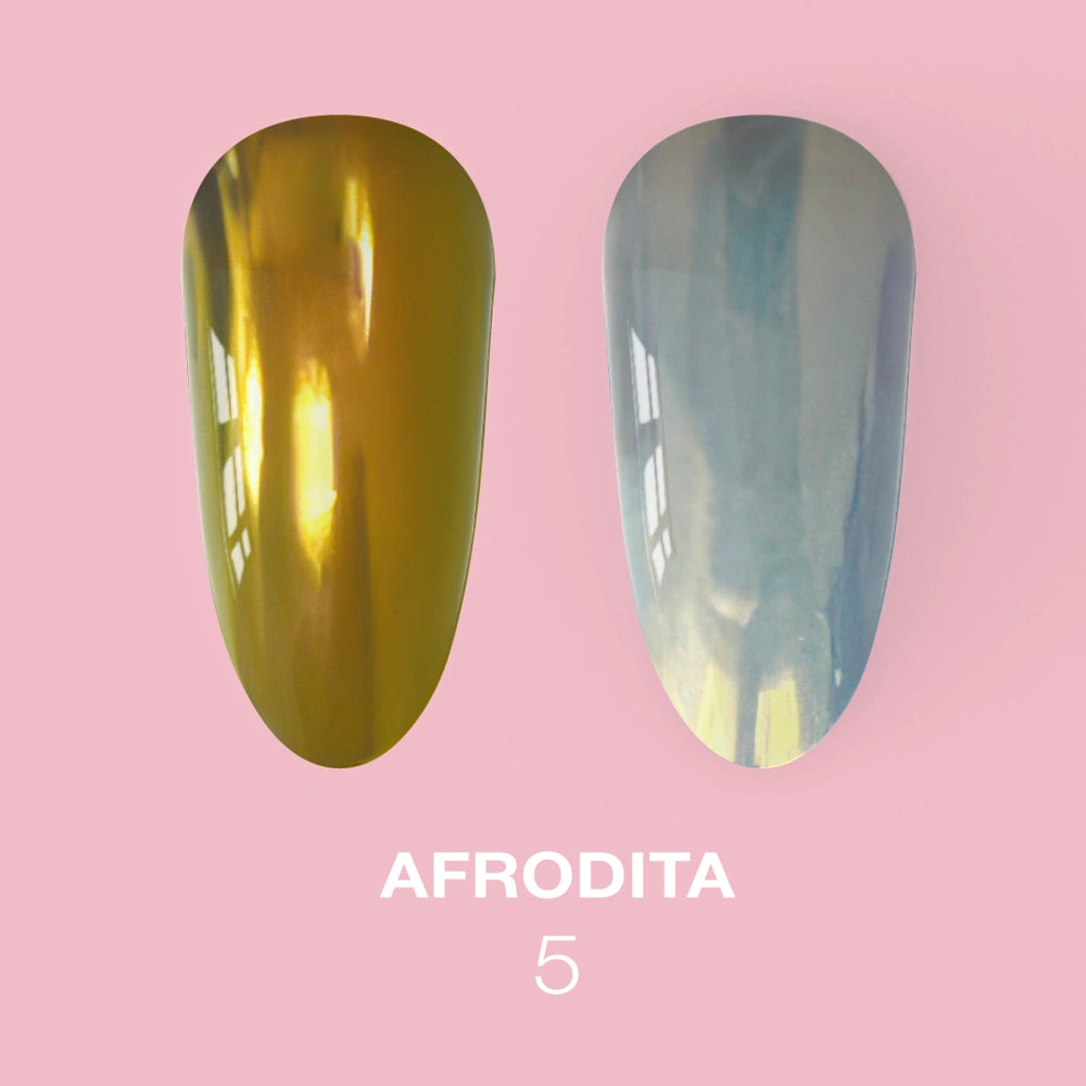 LUNAmoon Nail Chrome Powders Afrodita, 6 pcs