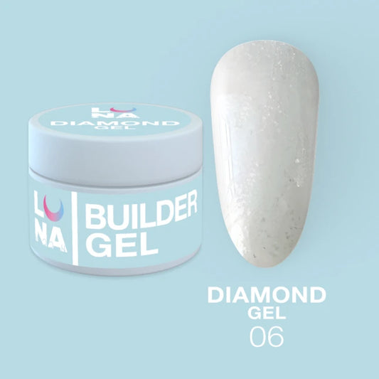 LUNAmoon Builder Gel Diamond 06, 15ml