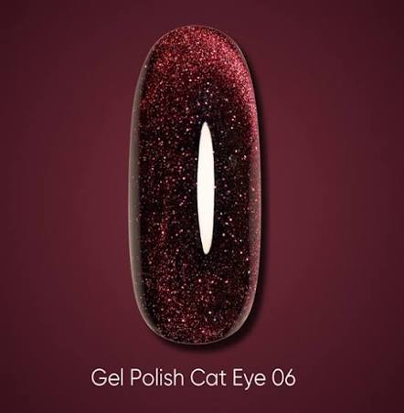 Dark 06 Gel polish Cat Eye TPO Free (new collection), 10 ml