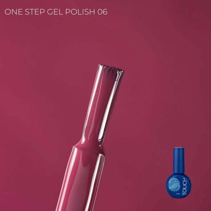 TOUCH Gel Polish One Step 06 for pedicure 3in1, 9 ml