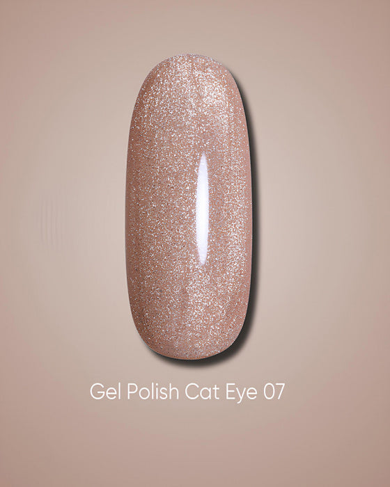 Dark 07 Gel polish Cat Eye TPO Free (new collection), 10 ml