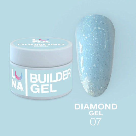 LUNAmoon Builder Gel Diamond 07, 15ml