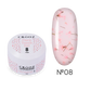 CROOZ extension gel with dried flowers Flora Touch Builder Gel 08, 15 ml