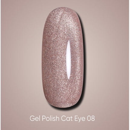 Dark 08 Gel polish Cat Eye TPO Free (new collection), 10 ml