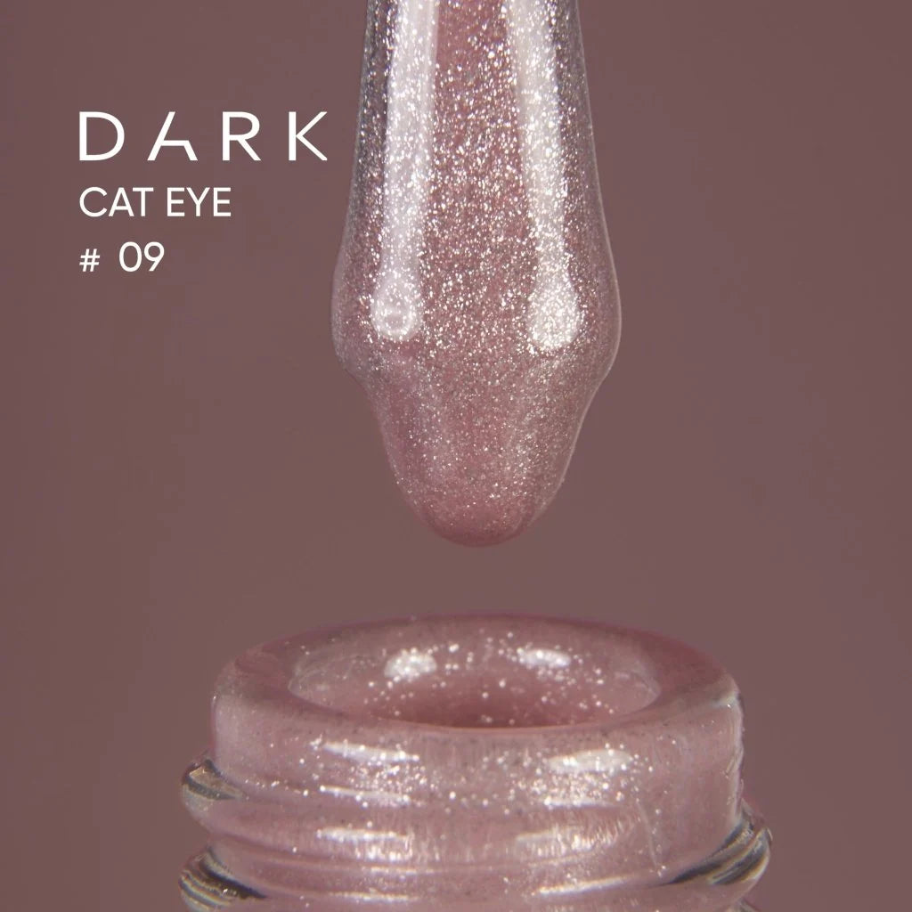 Dark 09 Gel polish Cat Eye TPO Free (new collection), 10 ml
