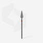 STALEKS Diamond nail drill bit pointed pear EXPERT head diameter 5 mm / working part 12 mm