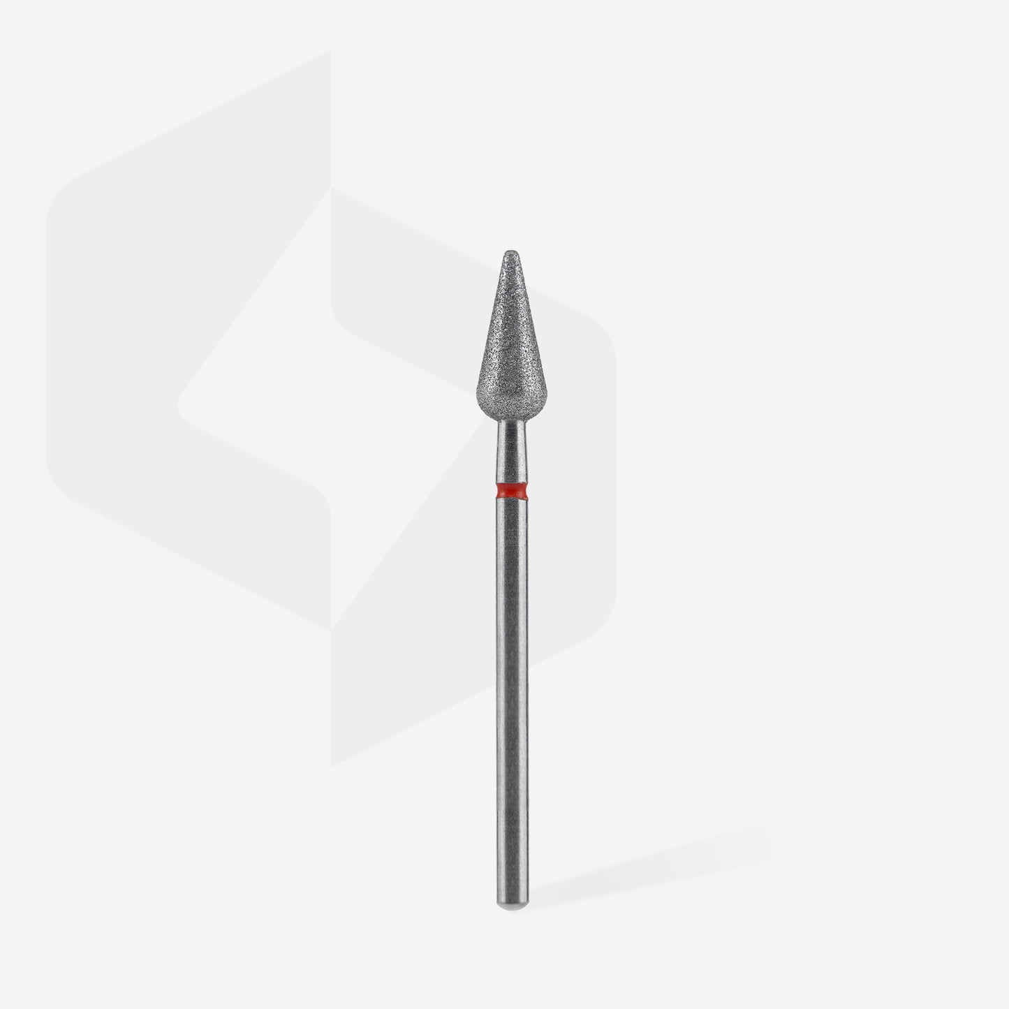 STALEKS Diamond nail drill bit pointed pear EXPERT head diameter 5 mm / working part 12 mm