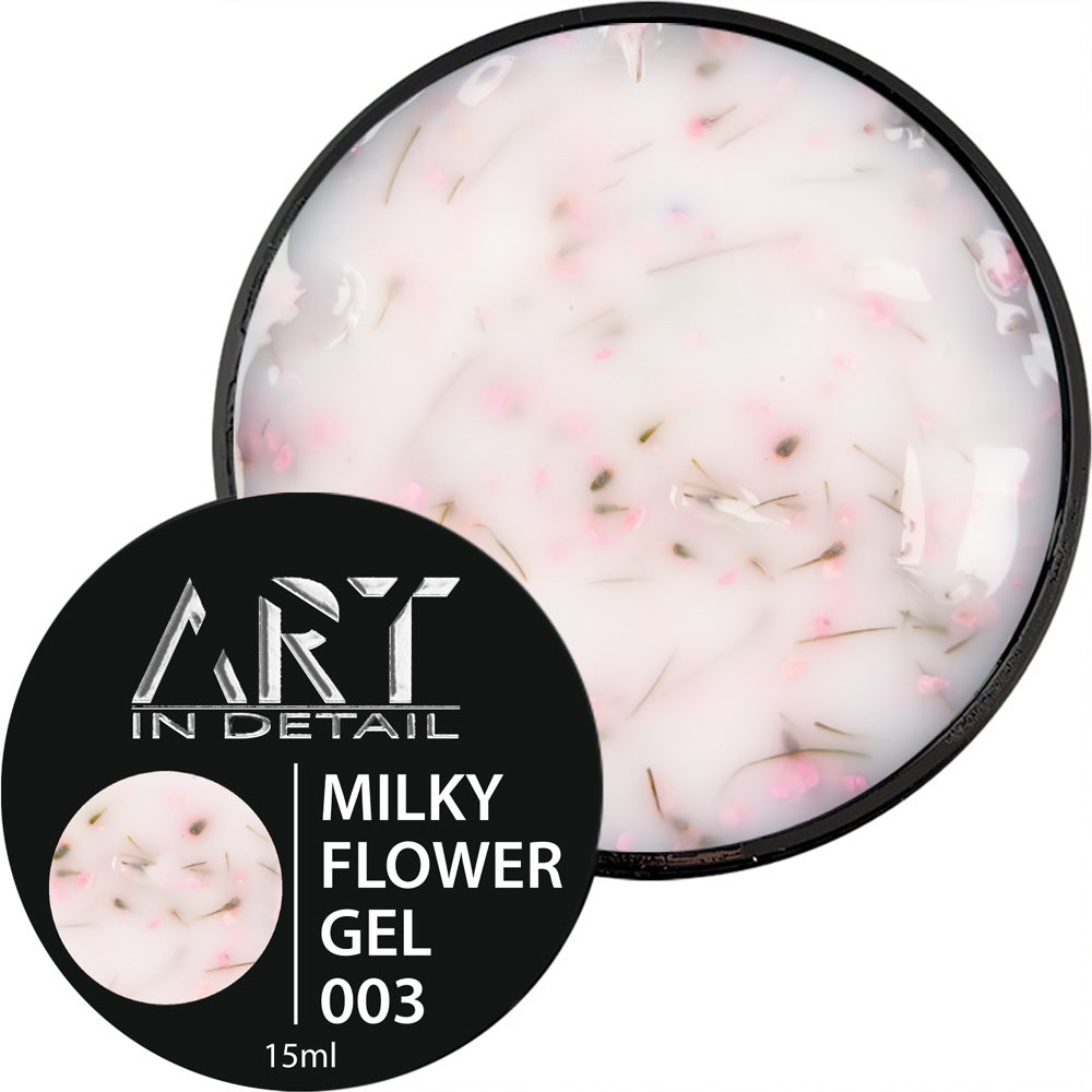 ART Builder Gel Milky Flower 03, 15 ml
