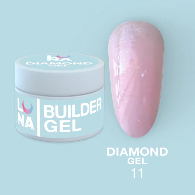 LUNAmoon Builder Gel Diamond 11, 15ml