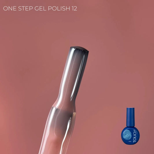 TOUCH Gel Polish One Step 12 for pedicure 3in1, 9 ml
