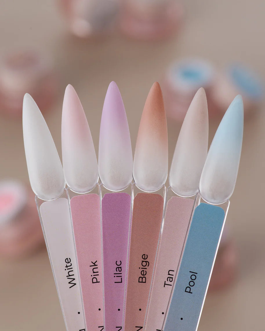 HEYLOVE Nail cushion set White, 6 pcs